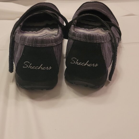 Black Mary Janes Skechers Memory Foam Womens Size 6 - Picture 12 of 15